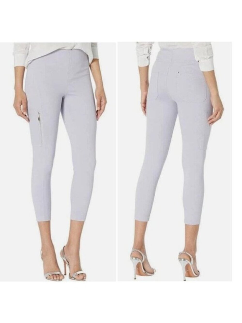 Lyssé Weekend Knit Denim Crop Pants – Size M
